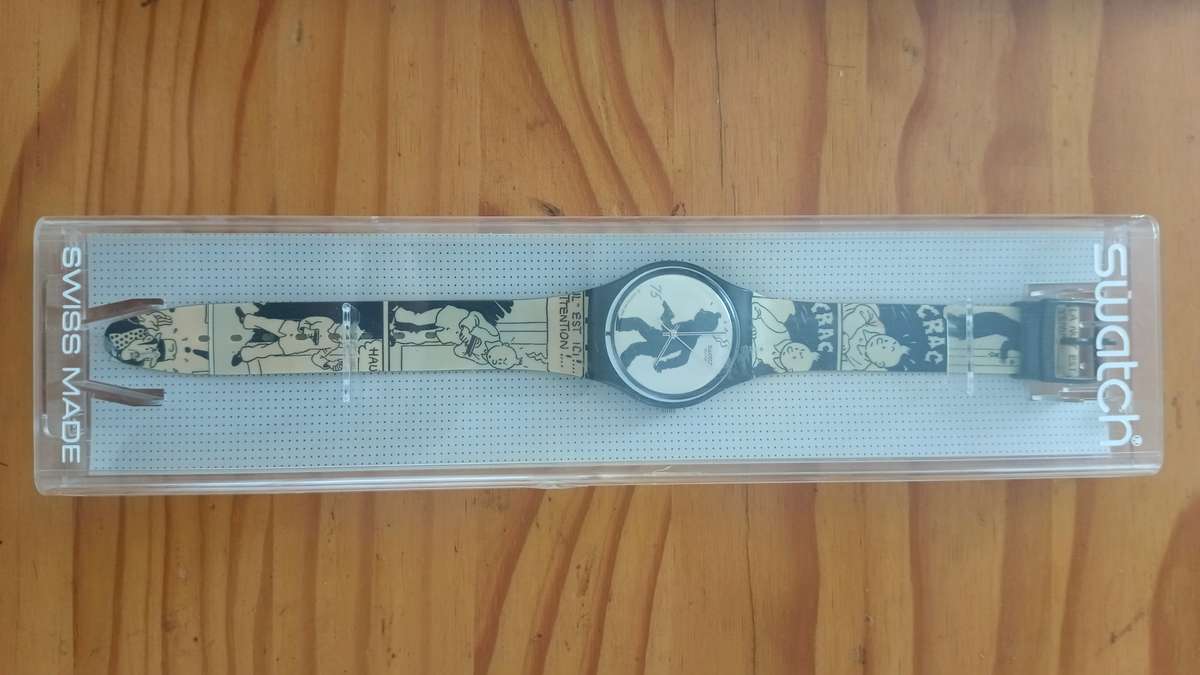Tin Tin 75th Anniversary Limited Edition Swatch