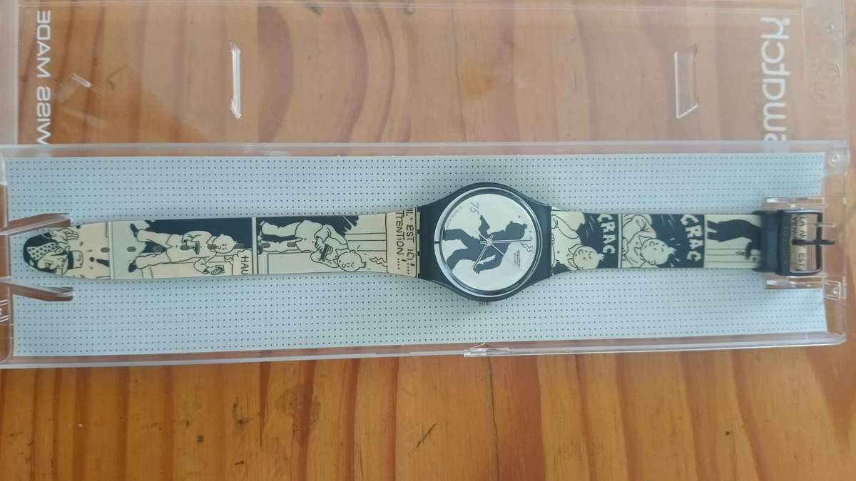 Tin Tin 75th Anniversary Limited Edition Swatch