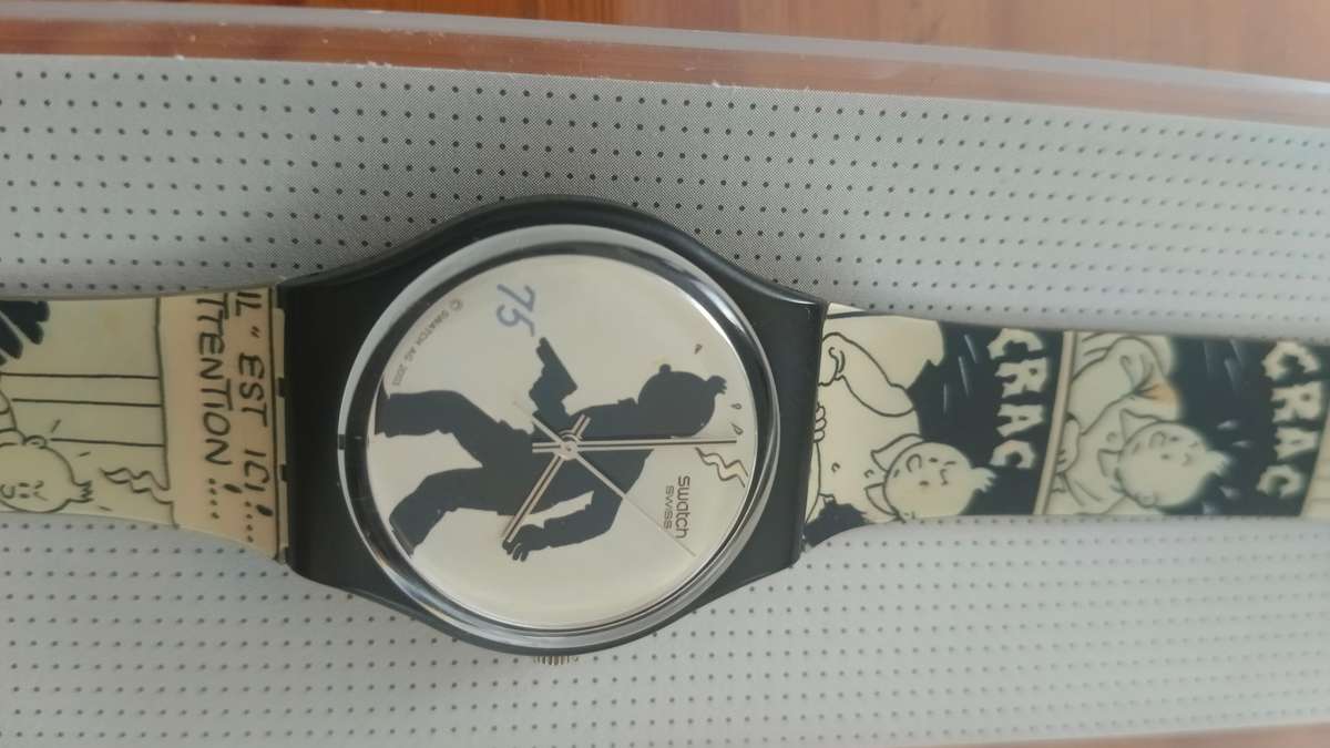 Tin Tin 75th Anniversary Limited Edition Swatch