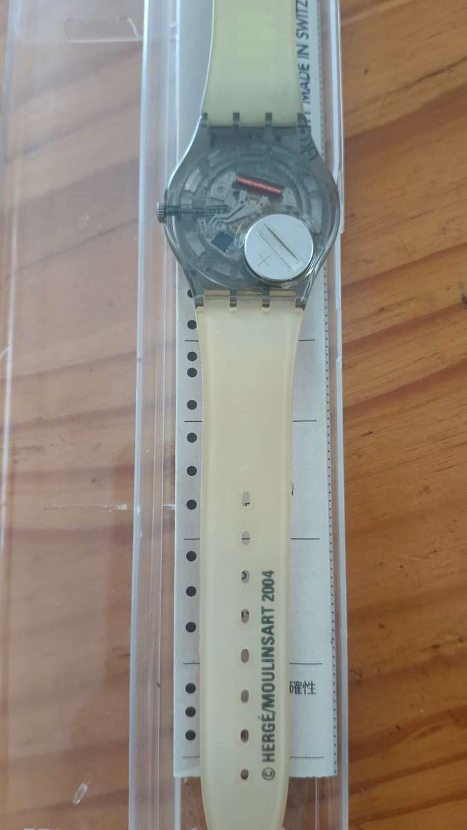 TinTin Swatch Watch Limited Edition 2004 - GM165 - Les Aventures De Tin