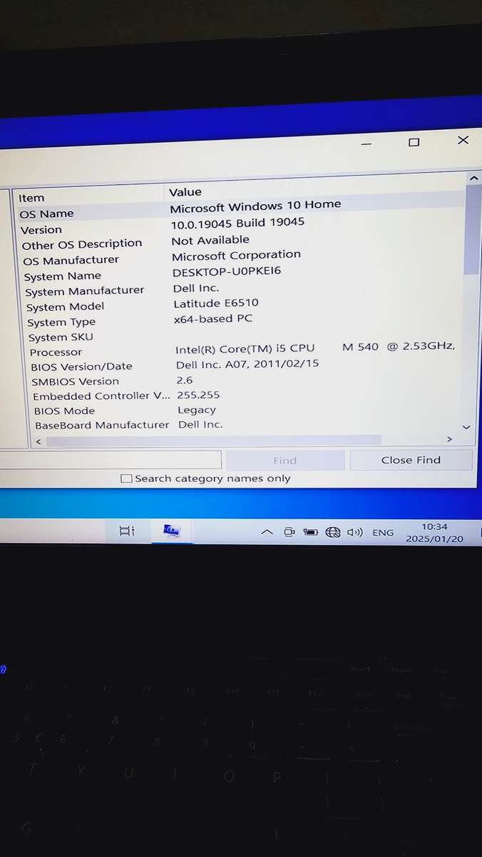 DELL LATITUDE LAPTOP E6510 please read description