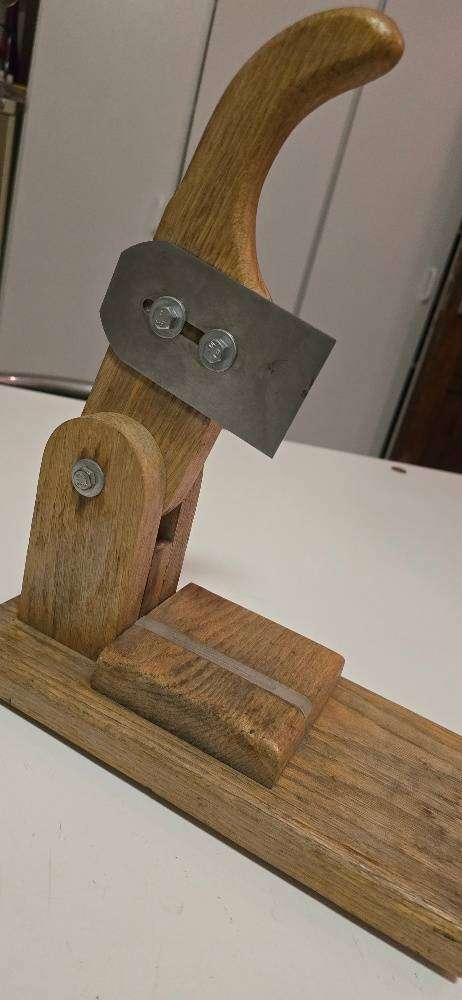 Handmade Wooden Biltong Cutter