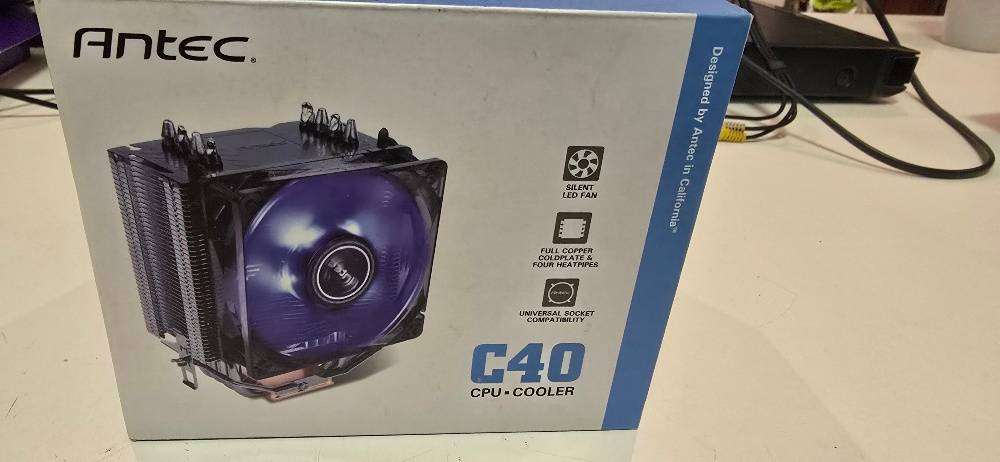 CPU Coolers  Antec C40 & Intel Stock Fan