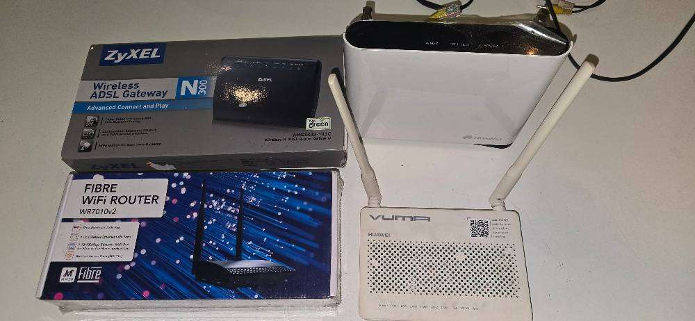 Networking Bundle  Fibre & ADSL Routers