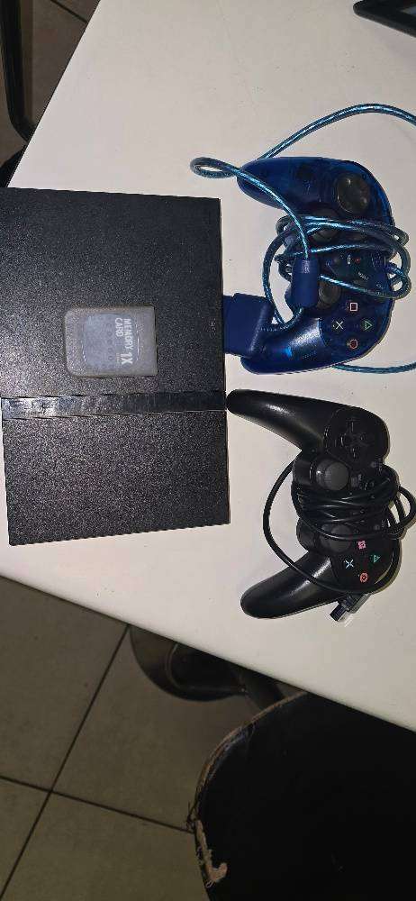 PlayStation 2 Slim Console + Controllers & Cables  Bundle Deal!