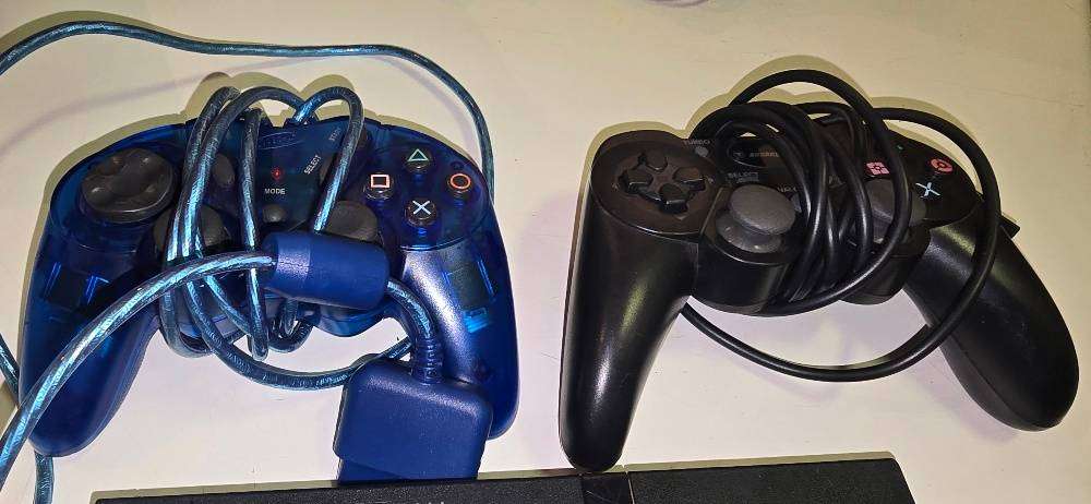 PlayStation 2 Slim Console + Controllers & Cables  Bundle Deal!