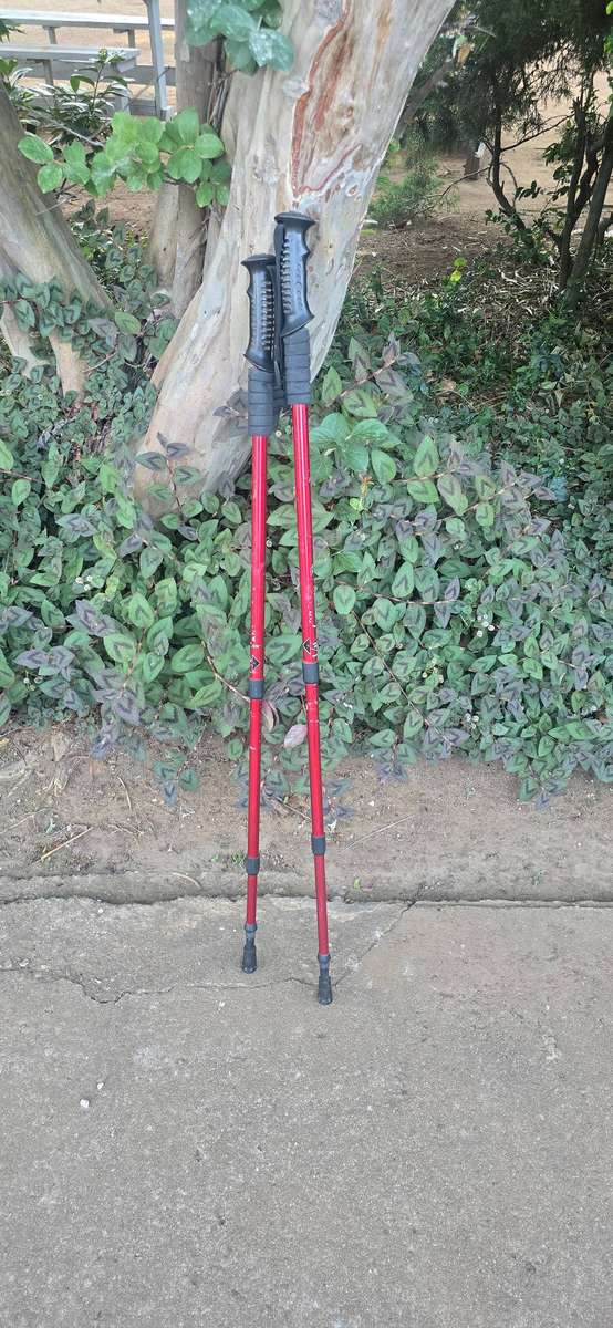Pair of adjustable walking /hiking sticks
