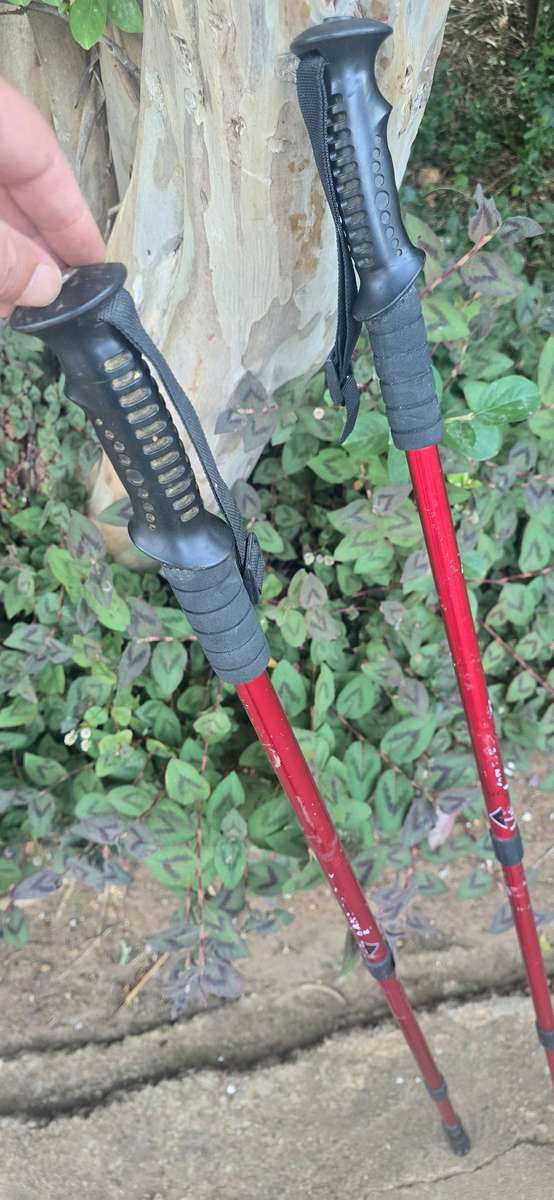 Pair of adjustable walking /hiking sticks