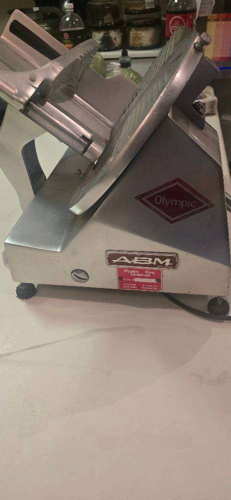 ABM DELI SLICER STAINLESS STEEL READY TO WORK