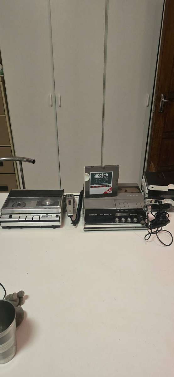 RADIO HISTORY 1967 UHER 4000 AND A 1971 GRUNDIG
