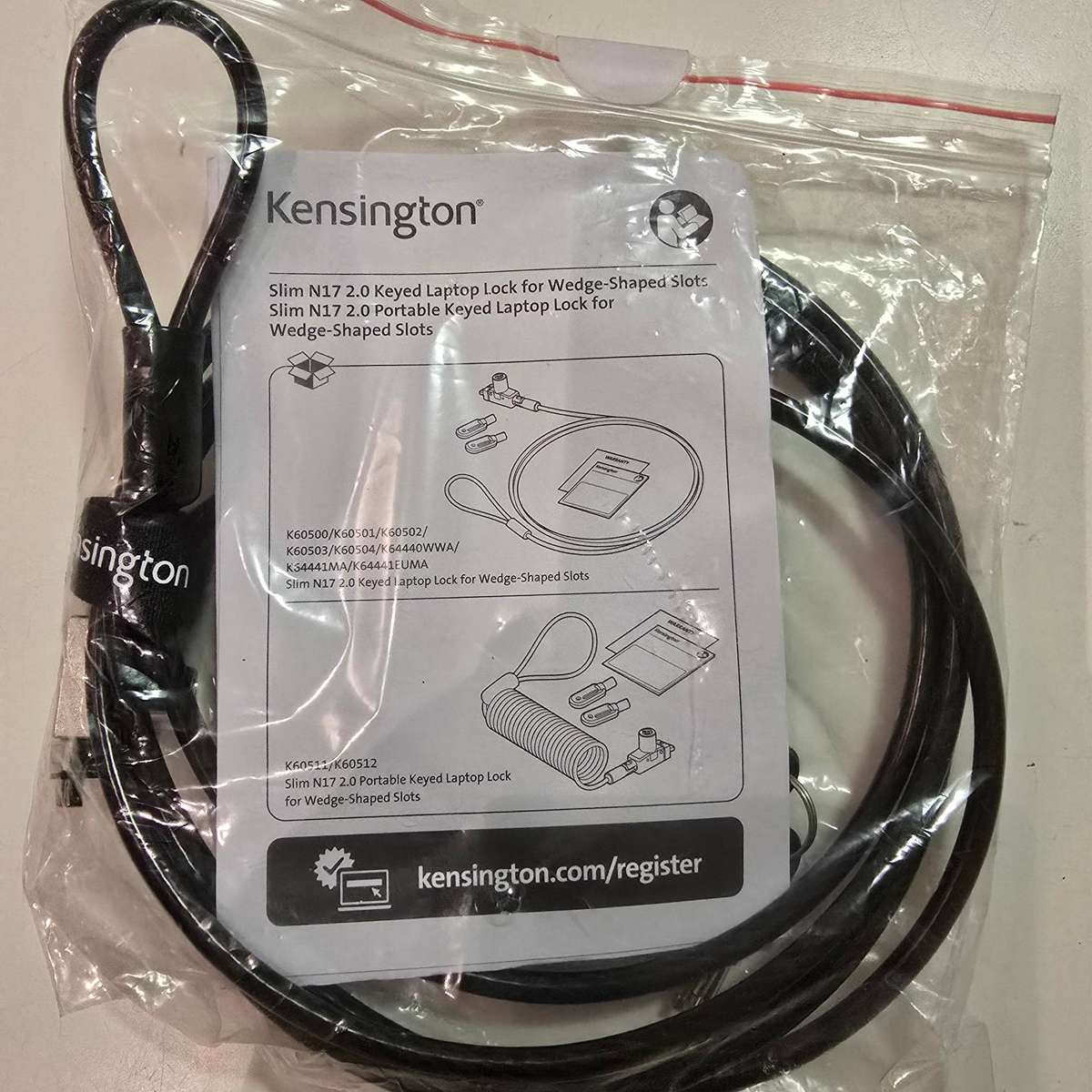 kensington laptop lock brand new