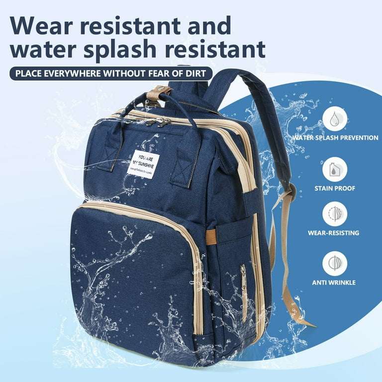 Baby Essentials Bag with Insulated Bottle Pockets for Warm Feeding on-the-go