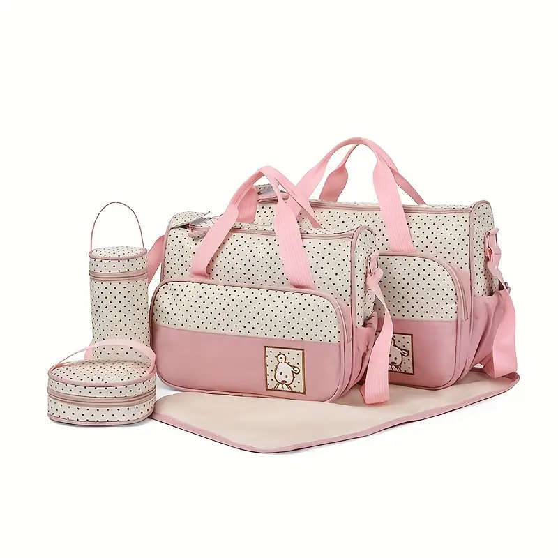 Ultimate Baby Essentials Bag Set Keep your baby Essentials on-the-go with our stylish 5-Piece Bag