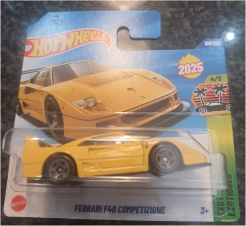 HOT WHEELS FERARRI F40 COMPETIZIONE