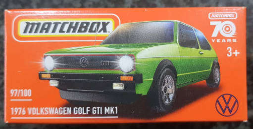 MATCHBOX POWER GRAB 1976 VOLKSWAGEN GOLF GTI MK1
