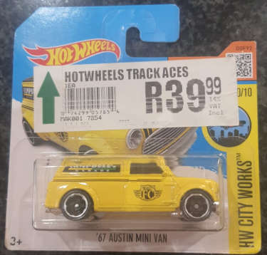 HOTWHEELS '67 AUSTIN MINI VAN