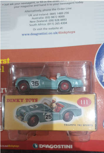 DINKY TOYS TRIUMPH TR2 SPORT SCALE 1:43