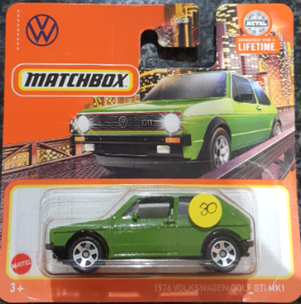 MATCHBOX 1976 VOLKSWAGEN GOLF GTI MK1