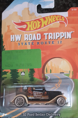 HOT WHEELS '32 FORD SEDAN DELIVERY HW ROAD TRIPPEN STATE ROUTE 12
