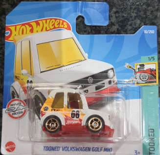HOT WHEELS TOONED VOLKSWAGEN GOLF MK1