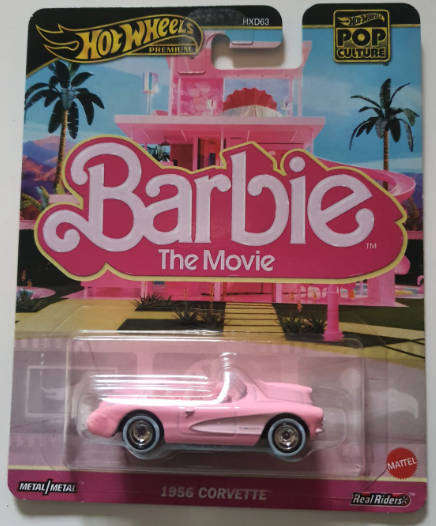 HOT WHEELS PREMIUM BARBIE 1956 CORVETTE