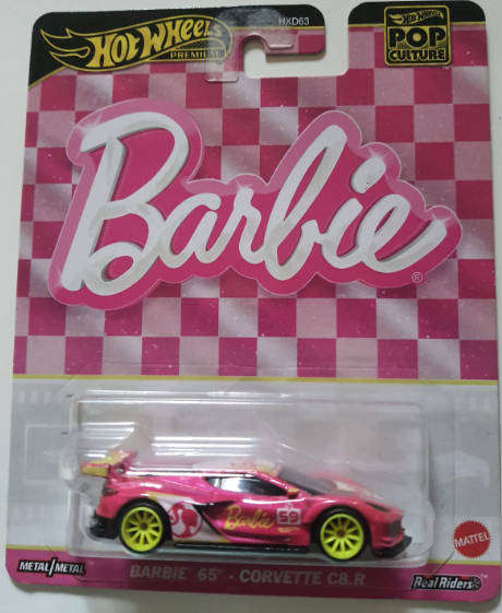 HOT WHEELS PREMIUM BARBIE 65 CORVETTE C8.R