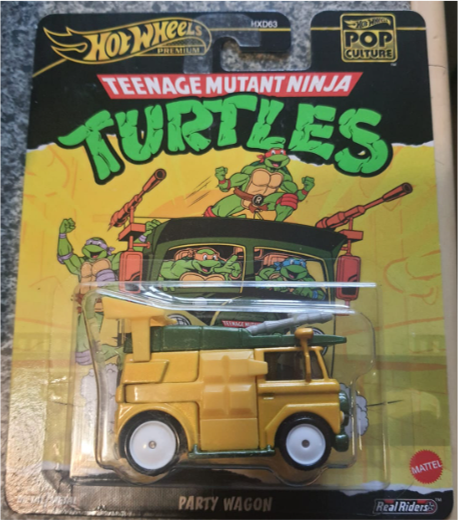 HOT WHEELS PREMIUM PARTY WAGON TEENAGE MUTANT NINJA TURTLES