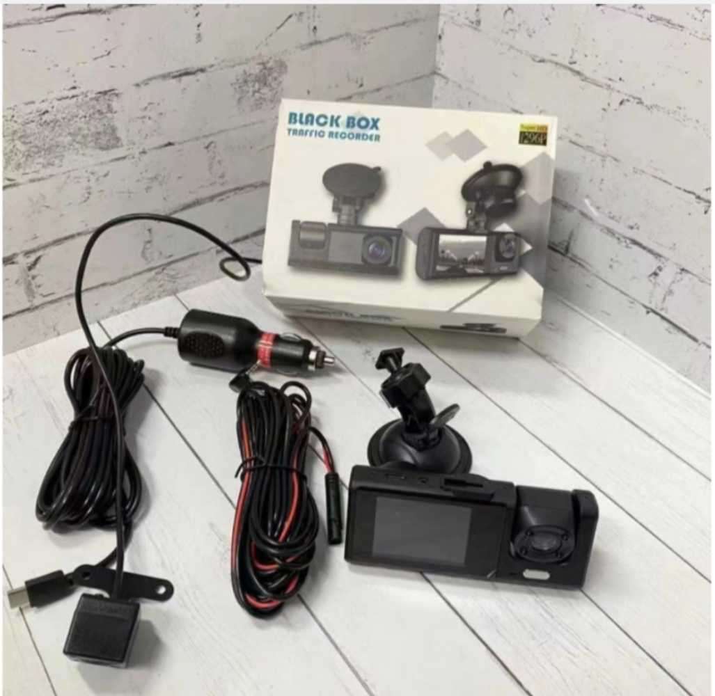 3 Channel HD 1080P Video Recorder Dashcam DVR Black Box