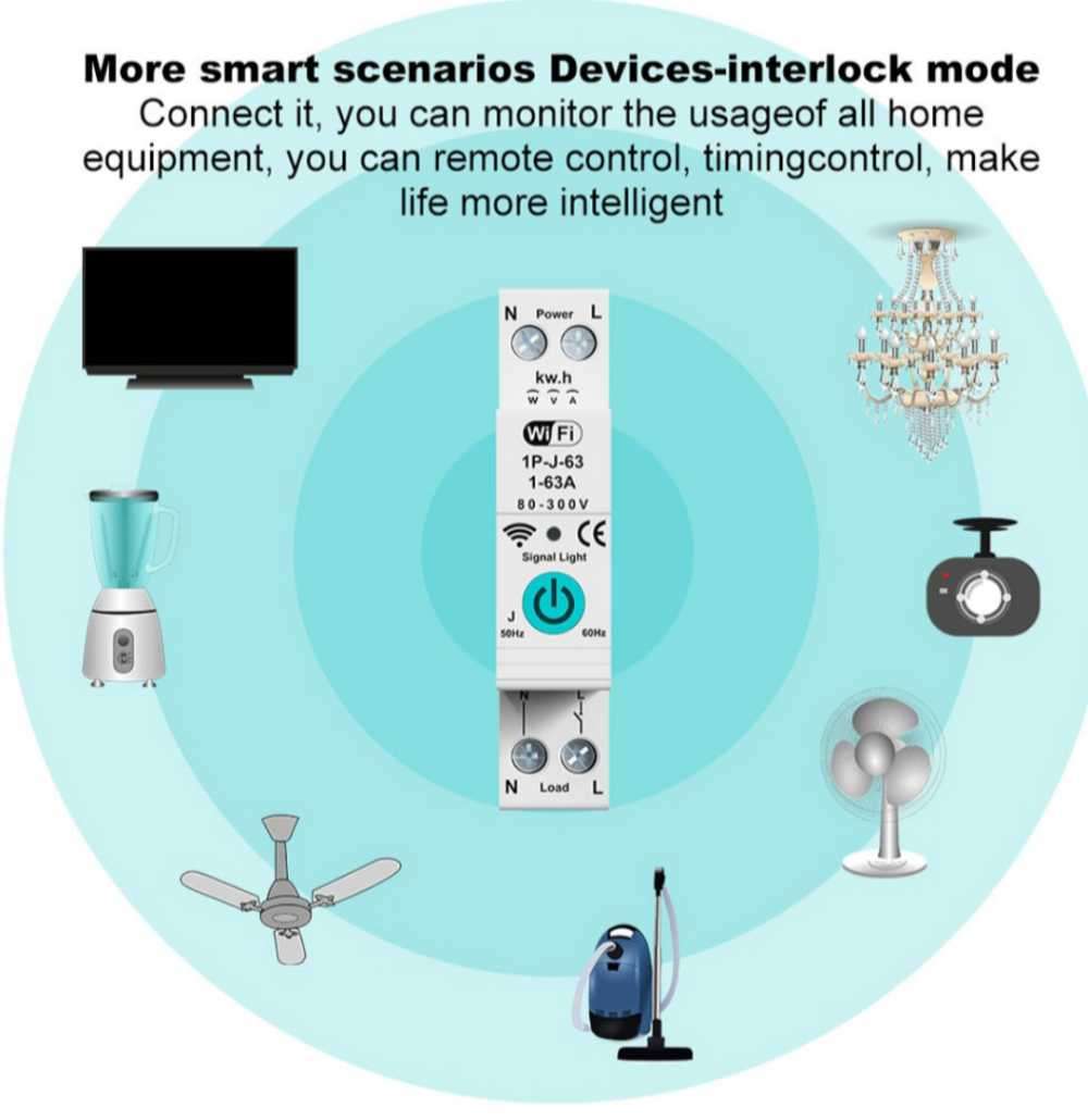 Smart WiFi Geyser timer- Smart Life/Tuya app - No metering function
