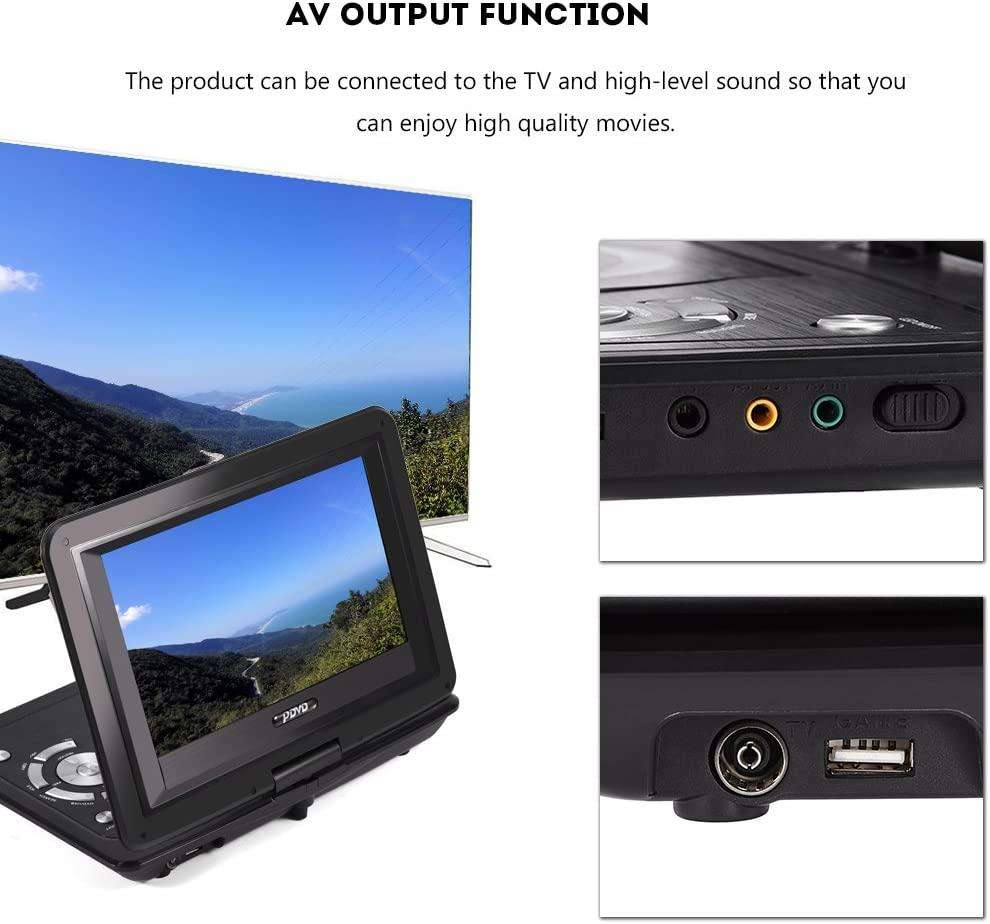 LMD-1108 Portable HD DVD Player With LCD Screen With TV Tuner/Card Reader/USB/Game 13.9