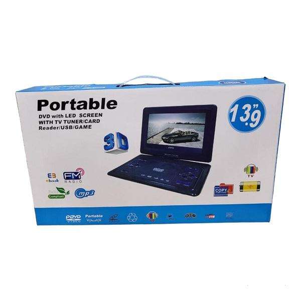 LMD-1108 Portable HD DVD Player With LCD Screen With TV Tuner/Card Reader/USB/Game 13.9