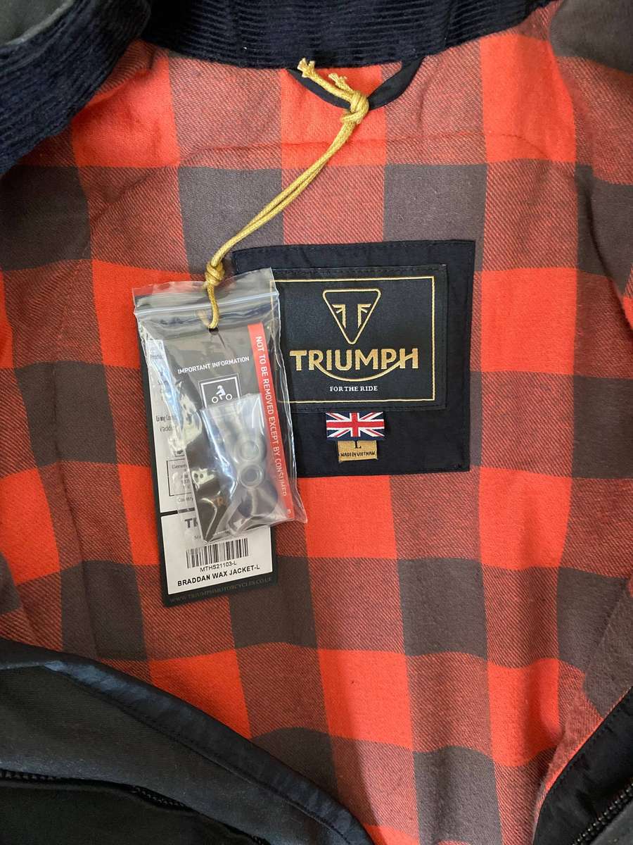 Triumph Motorcycle Jacket (Brand New) - size L