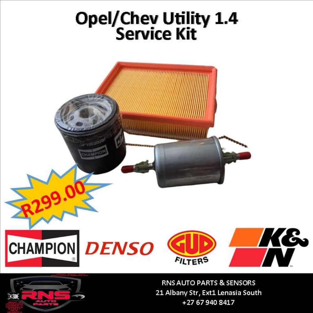 Opel / Chevrolet utility bakkie 1.4 service kit