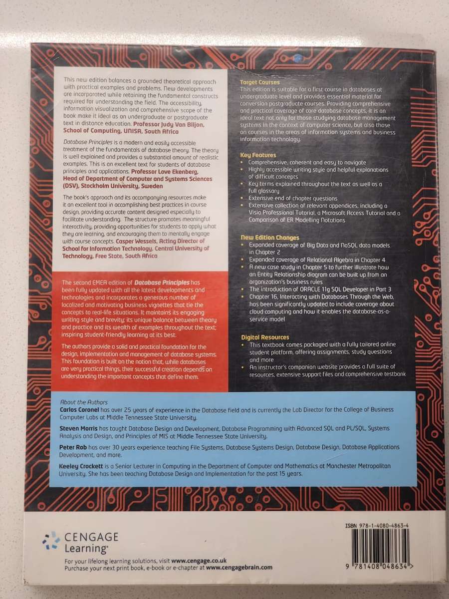 Database Principles: Fundamentals of Design, Implementation, and Management (2nd Edition)