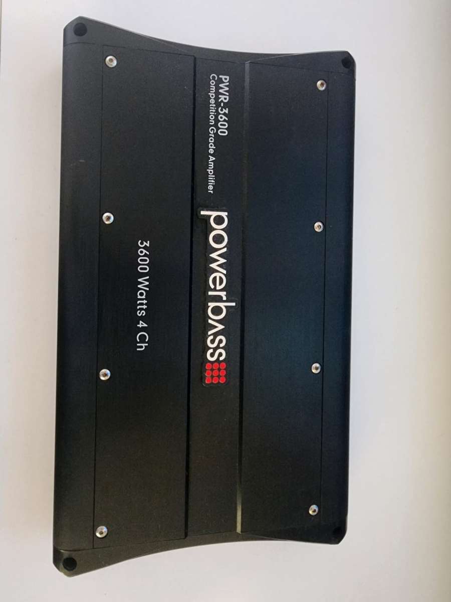 Powerbass PWR-3600 4 Channel 3600W Car Amplifier
