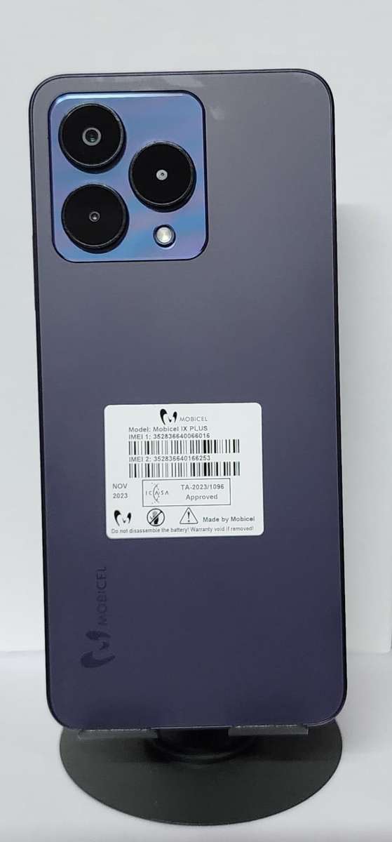 Mobicel IX Plus 128GB 8GB RAM 50MP Camera Boxed Charger Back Case
