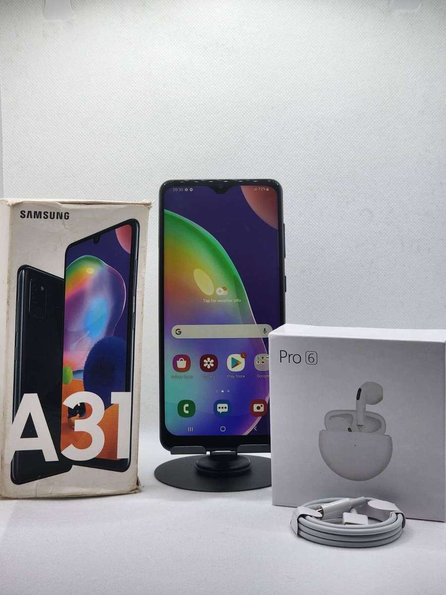 Samsung Galaxy A31 SM-A315F  128GB | 4GB RAM | Dual SIM | Unlocked  Boxed + FREE Wireless Earbuds