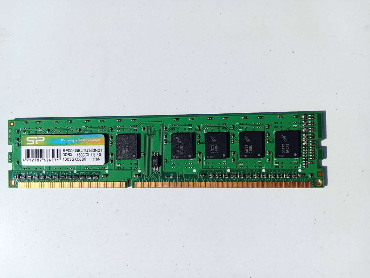 PC3 DESKTOP RAM 4gig second hands speed 1600/cl 11 /1303 sk886