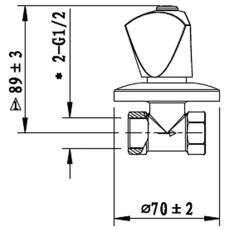 Cobra Carina Light Pattern Stoptap Underwall FXF 1/2 Chrome - Special
