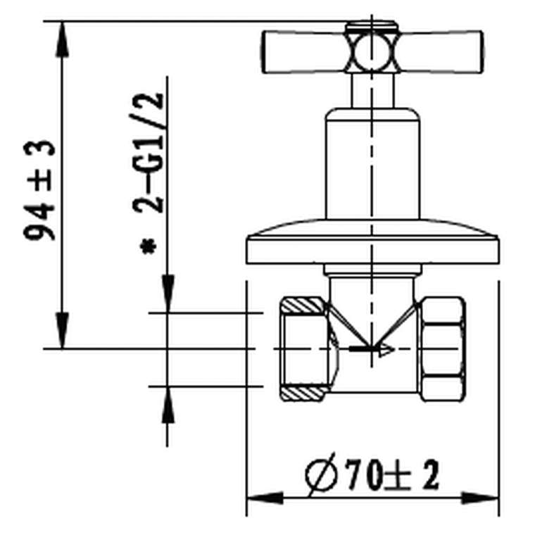Cobra Shower Mixer Tap | Undertile Tap | Shower Faucet FxF 15mm Ledimo