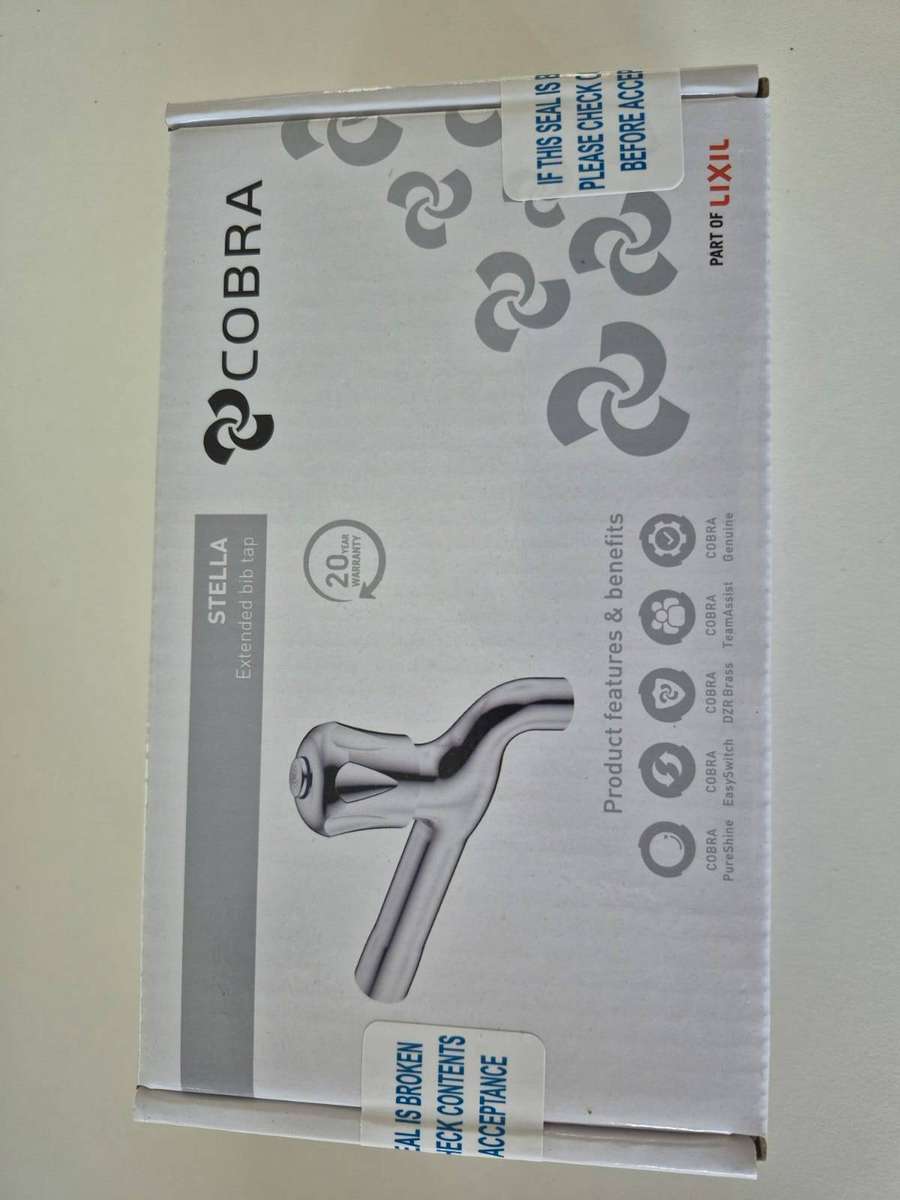 Cobra Stella Light Pattern Extended Bibtap 1/2 Chrome