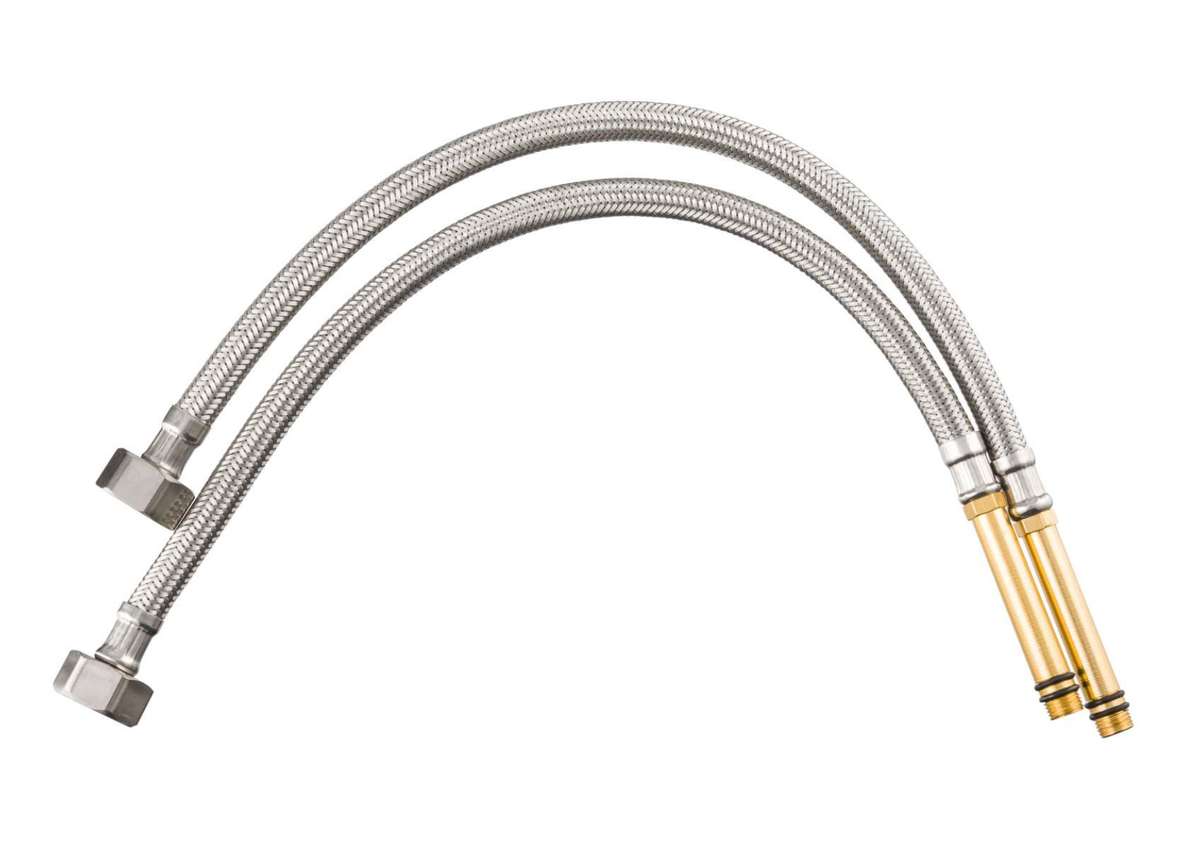 Kessler Braided Connector | Flexible Pipe mxf 15mm 450mm | 2pcs