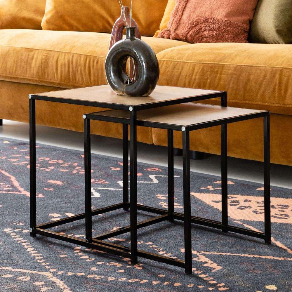 2 Piece Nesting Side Coffee Table