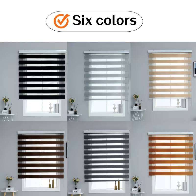 Zebra Roller Blind -[120cm W * 200cm L] Available in Various colours