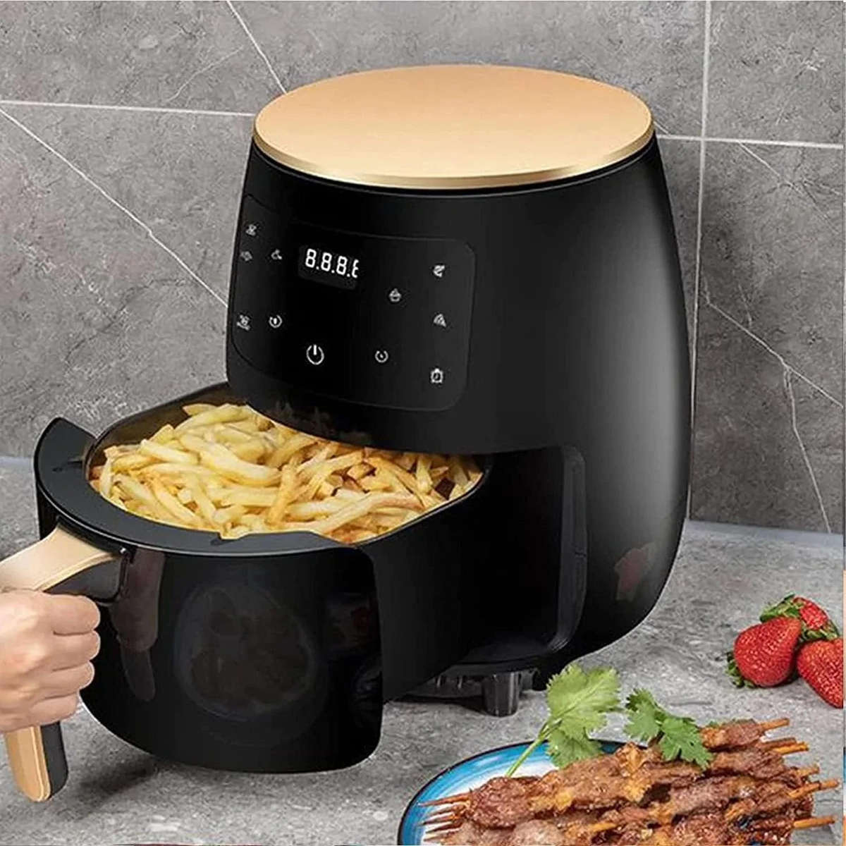 Combo -[ 6L Air fryer + Aluminium Griller + 2 in 1 Blender ]