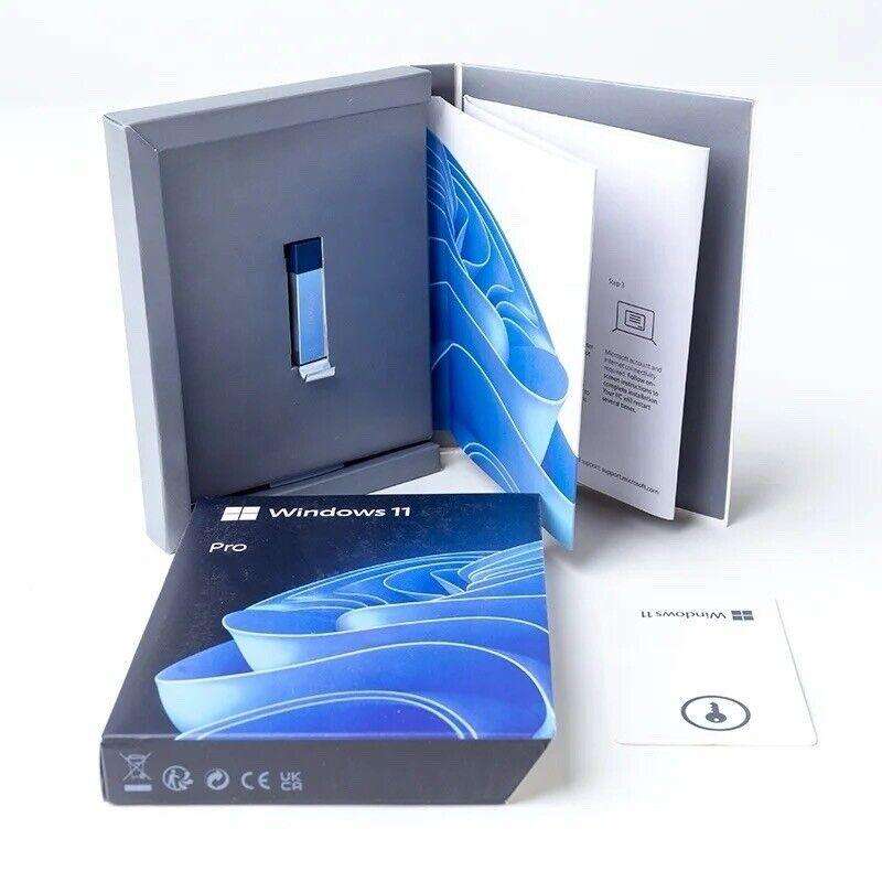 Windows 11 Pro 64-Bit USB Box - FAST SHIPPING