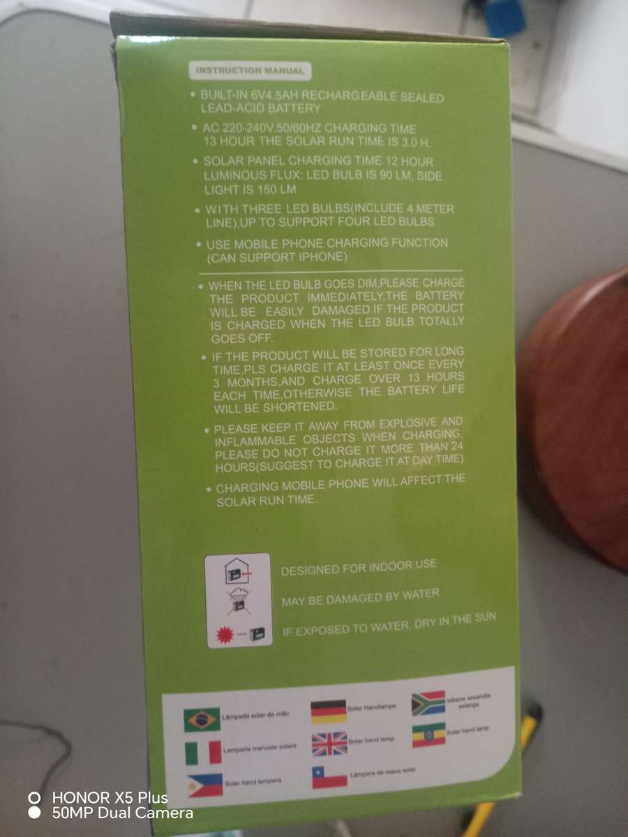 Solar lights and charging station