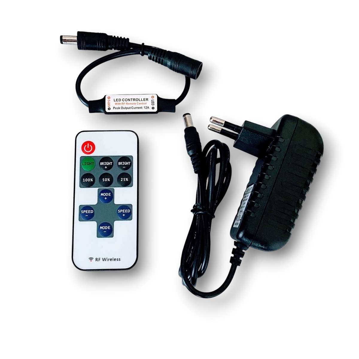 Kids Heart Night Light / Desk Lamp with RF Remote - Black