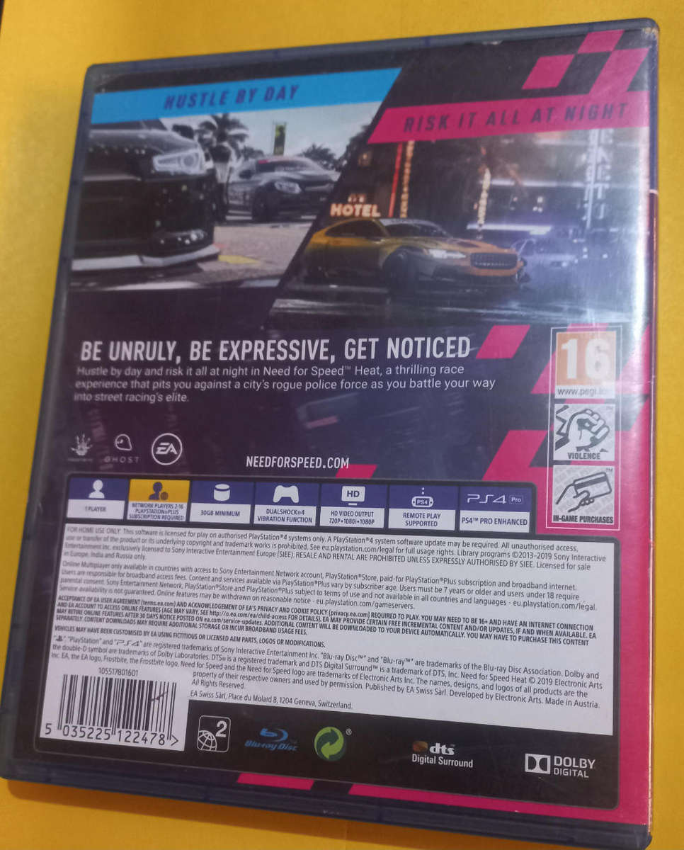 PS4 Need For Speed Heat.