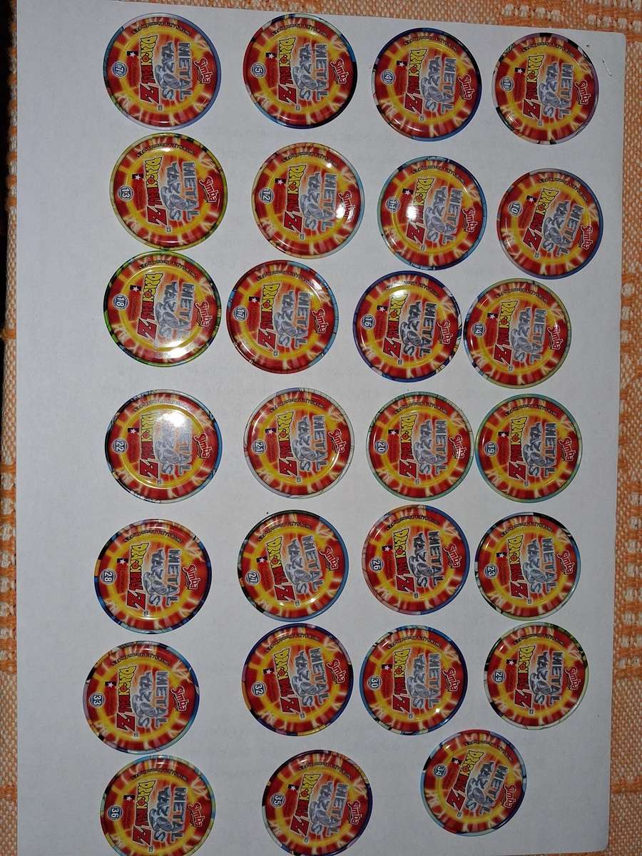 Dragon ballz tazos almost complete set
